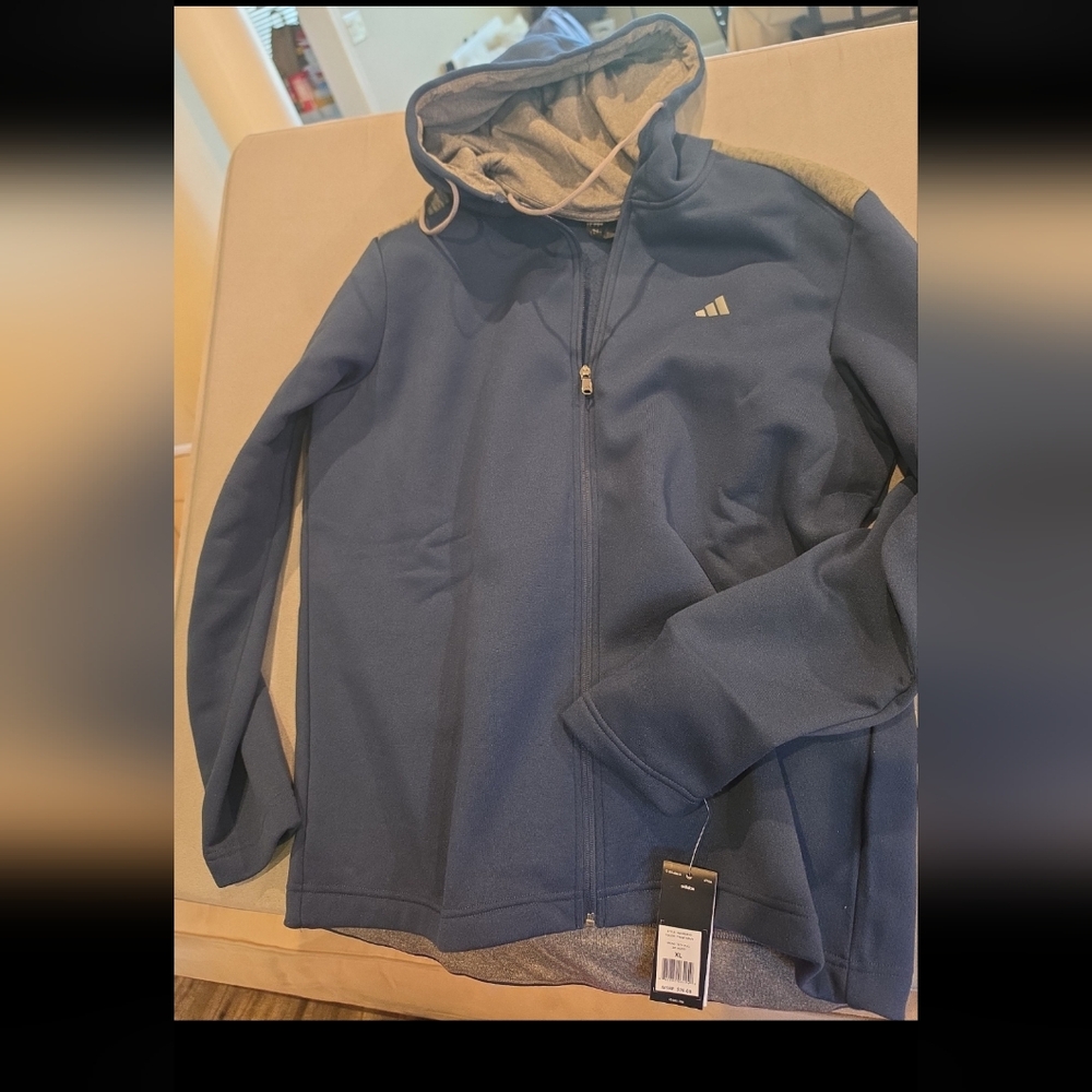 Adidas Tech full zip Hoodie size xl nwt Retail $70